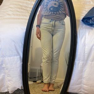 rare striped AE jeans